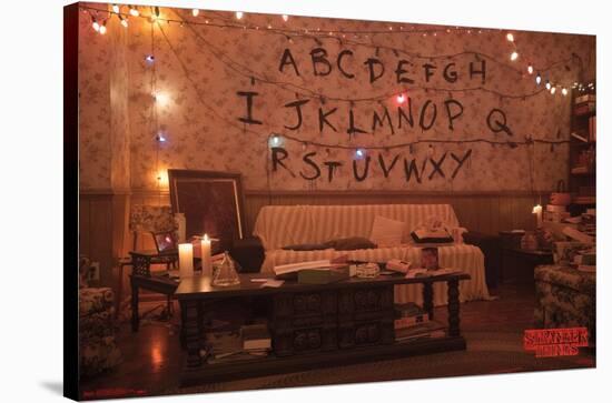 Netflix Stranger Things - Alphabet-Trends International-Stretched Canvas