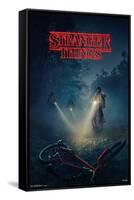 Netflix Stranger Things - Bikes-Trends International-Framed Stretched Canvas