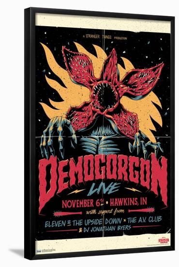 Netflix Stranger Things - Demogorgon Live-Trends International-Framed Poster