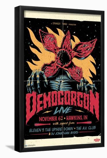 Netflix Stranger Things - Demogorgon Live-Trends International-Framed Poster