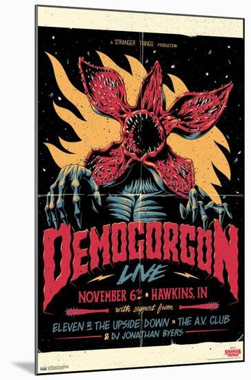 Netflix Stranger Things - Demogorgon Live-Trends International-Mounted Poster