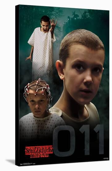 Netflix Stranger Things - Eleven-Trends International-Stretched Canvas
