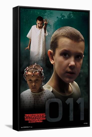 Netflix Stranger Things - Eleven-Trends International-Framed Stretched Canvas