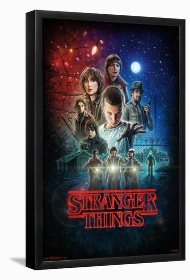 Netflix Stranger Things - One Sheet-Trends International-Framed Poster