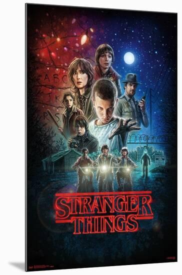 Netflix Stranger Things - One Sheet-Trends International-Mounted Poster