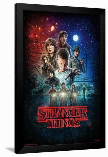 Netflix Stranger Things - One Sheet-Trends International-Framed Poster