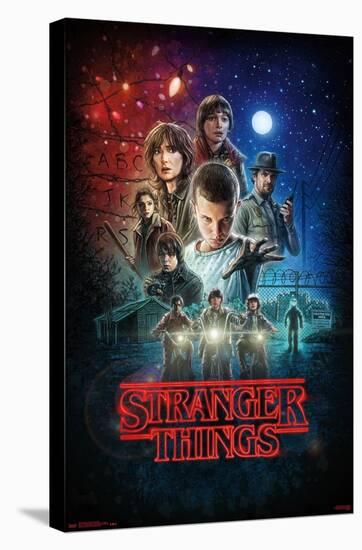 Netflix Stranger Things - One Sheet-Trends International-Stretched Canvas