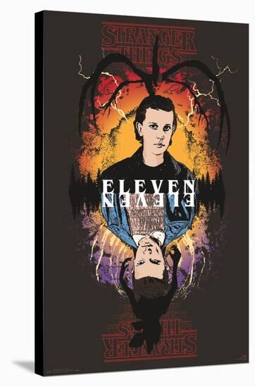 Netflix Stranger Things: Season 2 - Eleven Flip-Trends International-Stretched Canvas