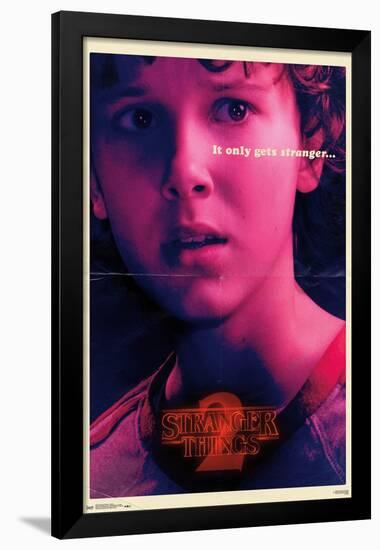 Netflix Stranger Things: Season 2 - Eleven-Trends International-Framed Poster