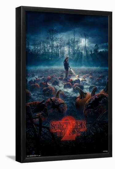 Netflix Stranger Things: Season 2 - Pumpkins-Trends International-Framed Poster