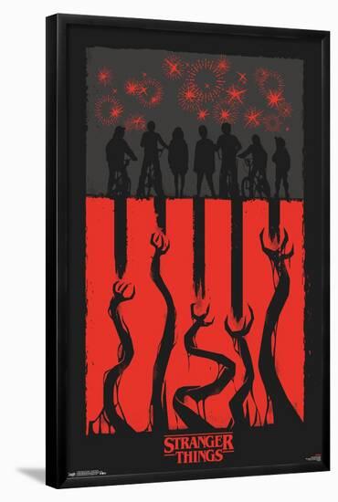 NETFLIX STRANGER THINGS: SEASON 3 - 4TH ILLUSTRATION-null-Framed Standard Poster