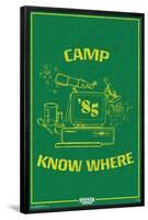 Netflix Stranger Things: Season 3 - Camp Know Where-Trends International-Framed Poster