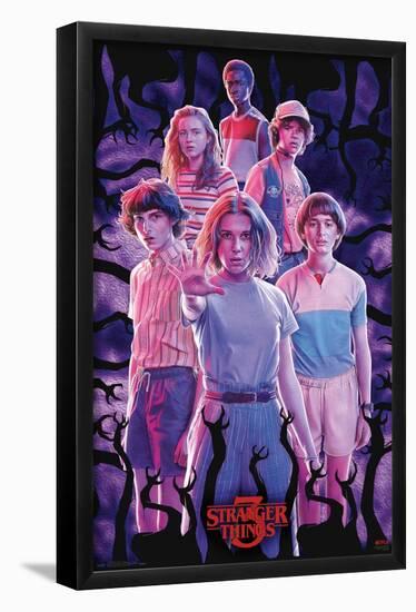 Netflix Stranger Things: Season 3 - Group-Trends International-Framed Poster