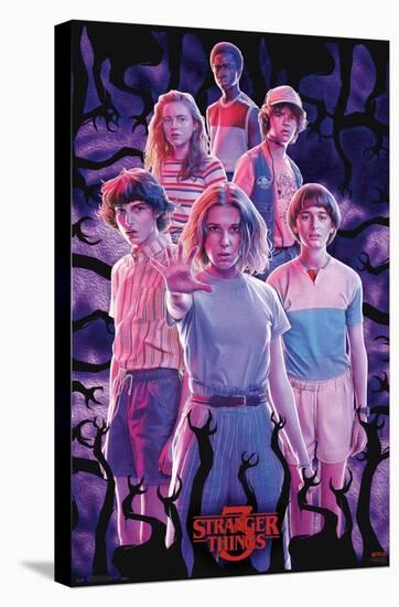 Netflix Stranger Things: Season 3 - Group-Trends International-Stretched Canvas