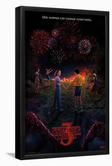 Netflix Stranger Things: Season 3 - Key Art-Trends International-Framed Poster