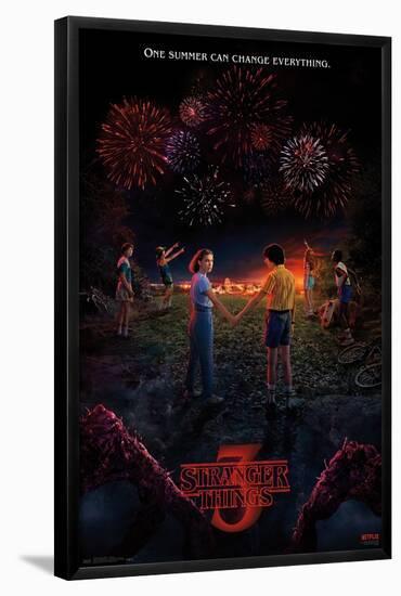 Netflix Stranger Things: Season 3 - Key Art-Trends International-Framed Poster