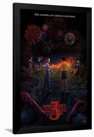 Netflix Stranger Things: Season 3 - Key Art-Trends International-Framed Poster