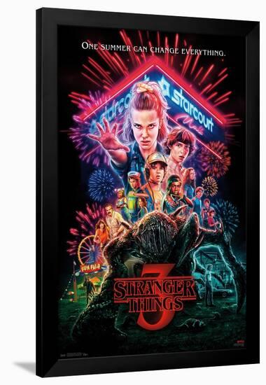 Netflix Stranger Things: Season 3 - One Sheet-Trends International-Framed Poster