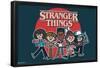 Netflix Stranger Things: Season 4 - Animated Group-Trends International-Framed Poster