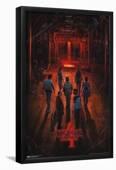 Netflix Stranger Things: Season 4 - Creel House Teaser One Sheet-Trends International-Framed Poster