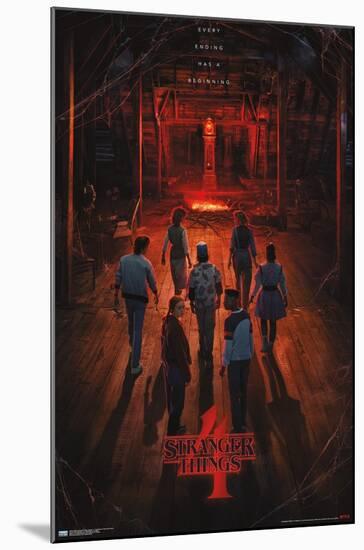 Netflix Stranger Things: Season 4 - Creel House Teaser One Sheet-Trends International-Mounted Poster