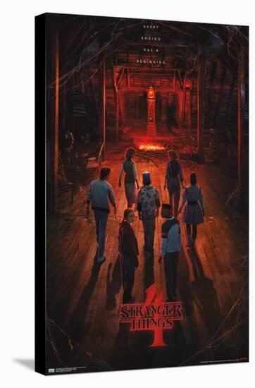 Netflix Stranger Things: Season 4 - Creel House Teaser One Sheet-Trends International-Stretched Canvas