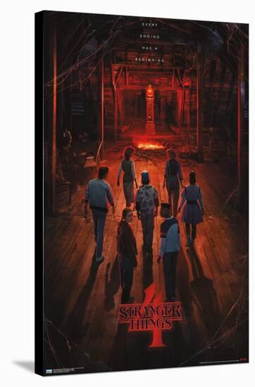 Netflix Stranger Things: Season 4 - Creel House Teaser One Sheet-Trends International-Stretched Canvas