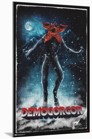 Netflix Stranger Things: Season 4 - Demogorgon-Trends International-Mounted Poster
