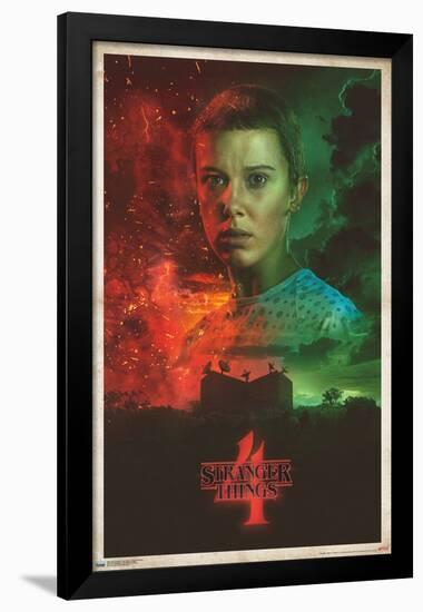 Netflix Stranger Things: Season 4 - Eleven One Sheet-Trends International-Framed Poster