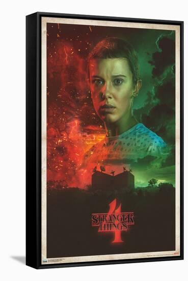 Netflix Stranger Things: Season 4 - Eleven One Sheet-Trends International-Framed Stretched Canvas