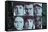 Netflix Stranger Things: Season 4 - Group Faces-Trends International-Framed Stretched Canvas