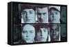 Netflix Stranger Things: Season 4 - Group Faces-Trends International-Framed Stretched Canvas