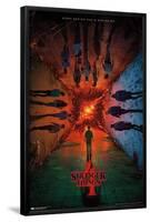 Netflix Stranger Things: Season 4 - Group Teaser One Sheet-Trends International-Framed Poster