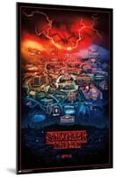 Netflix Stranger Things: Season 4 - Hawkins, Indiana-Trends International-Mounted Poster