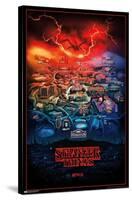 Netflix Stranger Things: Season 4 - Hawkins, Indiana-Trends International-Stretched Canvas