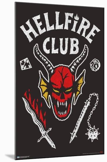 Netflix Stranger Things: Season 4 - Hellfire Club-Trends International-Mounted Poster