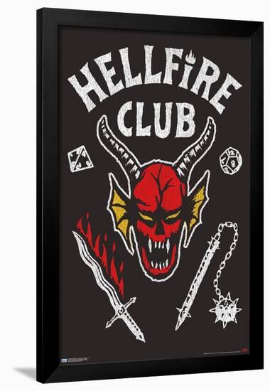 Netflix Stranger Things: Season 4 - Hellfire Club-Trends International-Framed Poster
