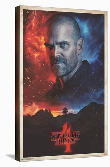 Netflix Stranger Things: Season 4 - Hopper One Sheet-Trends International-Stretched Canvas