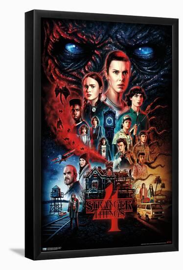 Netflix Stranger Things: Season 4 - One Sheet-Trends International-Framed Poster