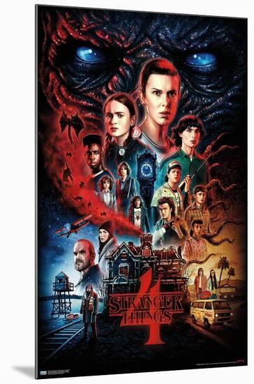 Netflix Stranger Things: Season 4 - One Sheet-Trends International-Mounted Poster