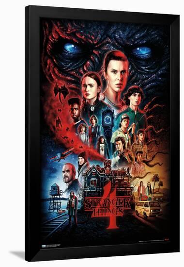 Netflix Stranger Things: Season 4 - One Sheet-Trends International-Framed Poster