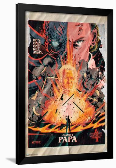 Netflix Stranger Things: Season 4 - Papa-Trends International-Framed Poster