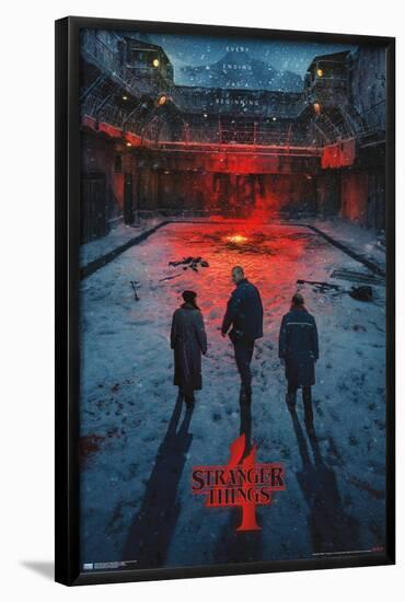 Netflix Stranger Things: Season 4 - Russia Teaser One Sheet-Trends International-Framed Poster