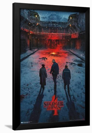 Netflix Stranger Things: Season 4 - Russia Teaser One Sheet-Trends International-Framed Poster