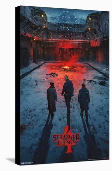 Netflix Stranger Things: Season 4 - Russia Teaser One Sheet-Trends International-Stretched Canvas