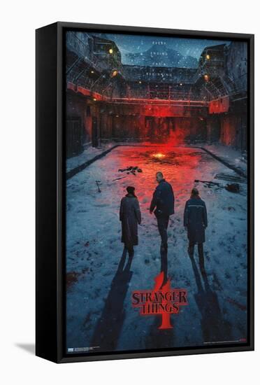 Netflix Stranger Things: Season 4 - Russia Teaser One Sheet-Trends International-Framed Stretched Canvas