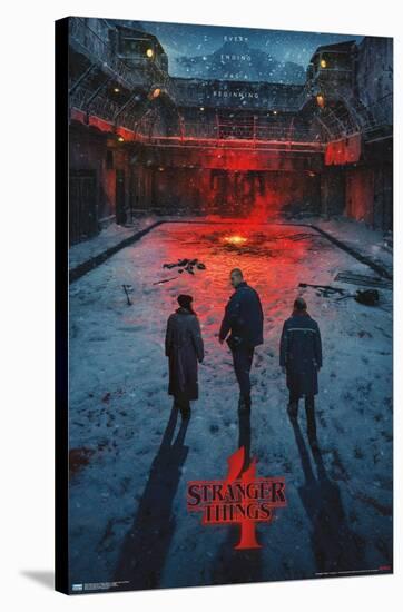 Netflix Stranger Things: Season 4 - Russia Teaser One Sheet-Trends International-Stretched Canvas