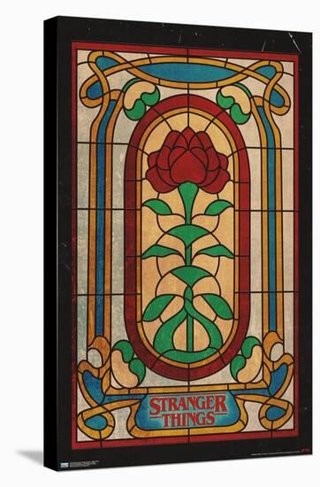 Netflix Stranger Things: Season 4 - Stained Glass-Trends International-Stretched Canvas
