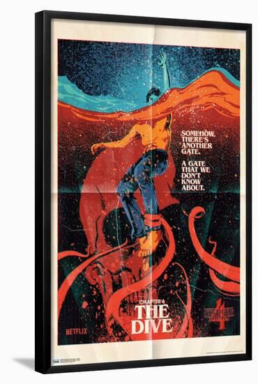 Netflix Stranger Things: Season 4 - The Dive-Trends International-Framed Poster