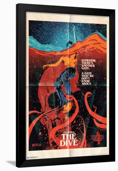 Netflix Stranger Things: Season 4 - The Dive-Trends International-Framed Poster